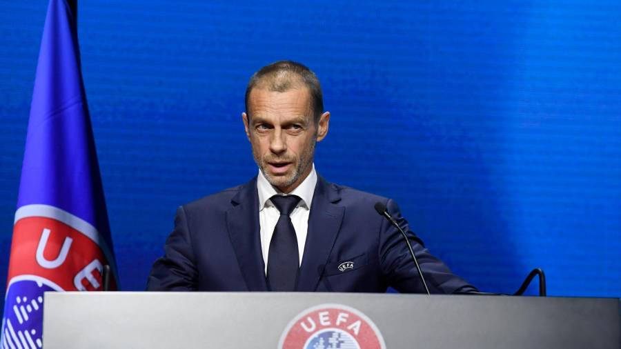 El presidente de la UEFA, el esloveno Aleksander Ceferin. Foto: RS