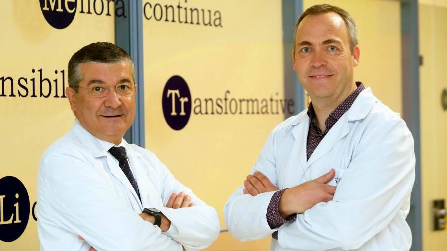 Los doctores Rafael López y Ángel Díaz-Lagares son los coordinadores de la investigación