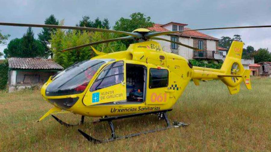 Trasladado en helicóptero tras ser herido en una cacería en Viana