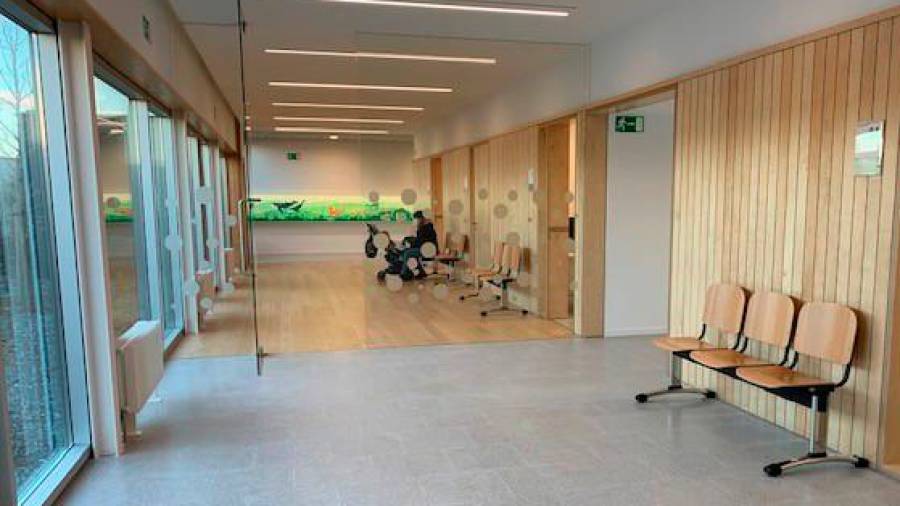 Otra perspectiva interior del nuevo centro de salud de la mayor urbe de Ames. Foto: Sergas