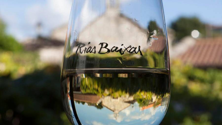 rural. El vino es producto estrella internacional. Rías Baixas exporta un 30% de su producción. Foto: Rías Baixas