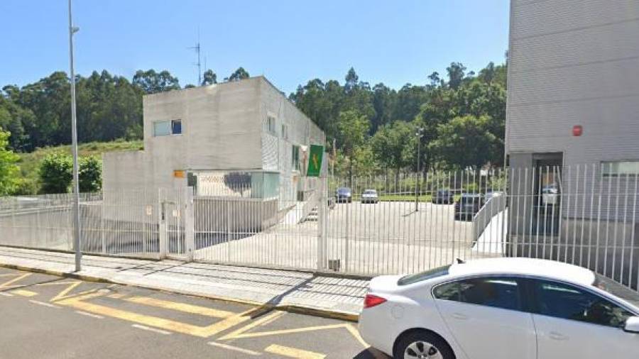 Cuartel de la Guardia Civil en la localidad de Milladoiro, Concello de Ames. Foto: MG