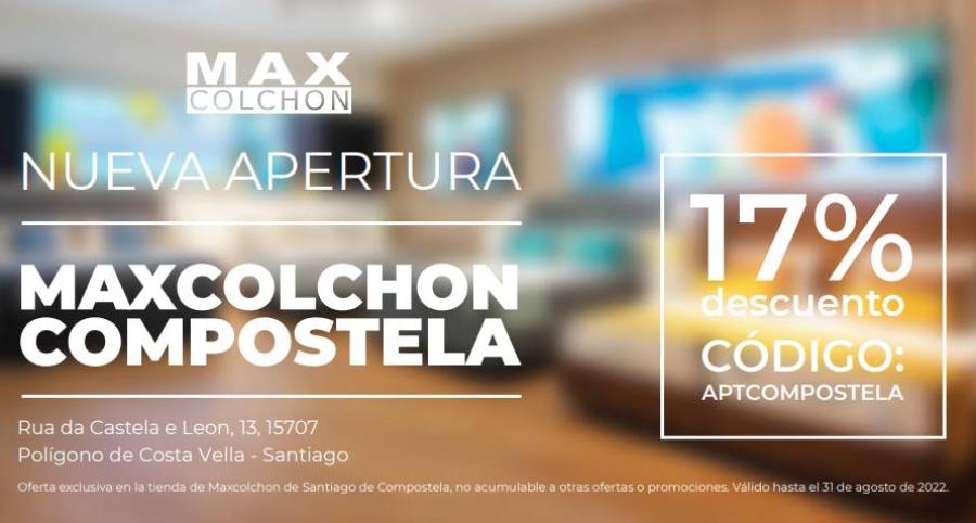$!Maxcolchon abre su primera tienda en Compostela