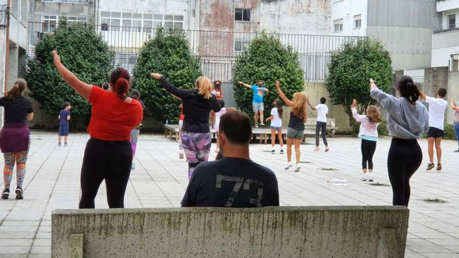 Actividades deportivas nos espazos públicos de Carballo con motivo da Semana da Mobilidade