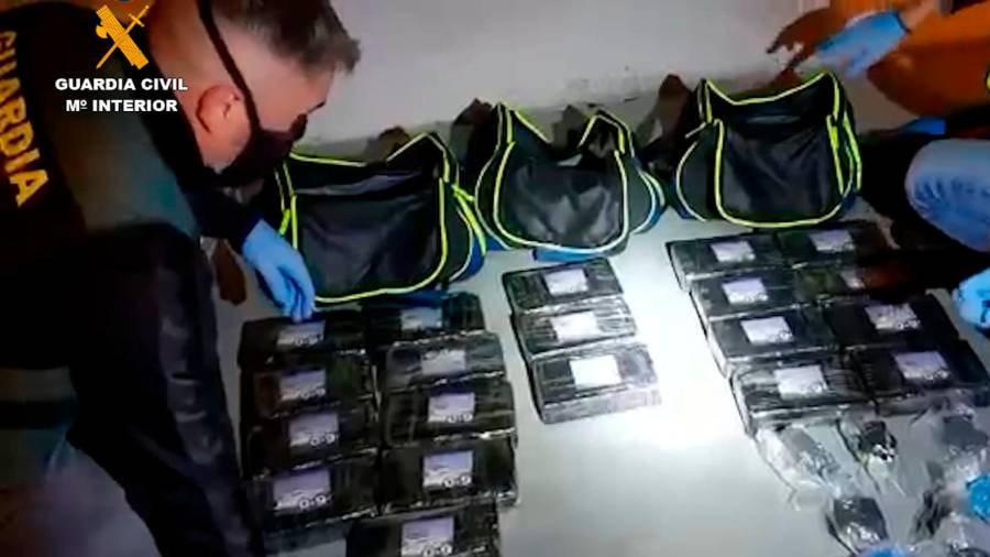 Incautados 28 kilos de cocaína en diversas localidades de Galicia