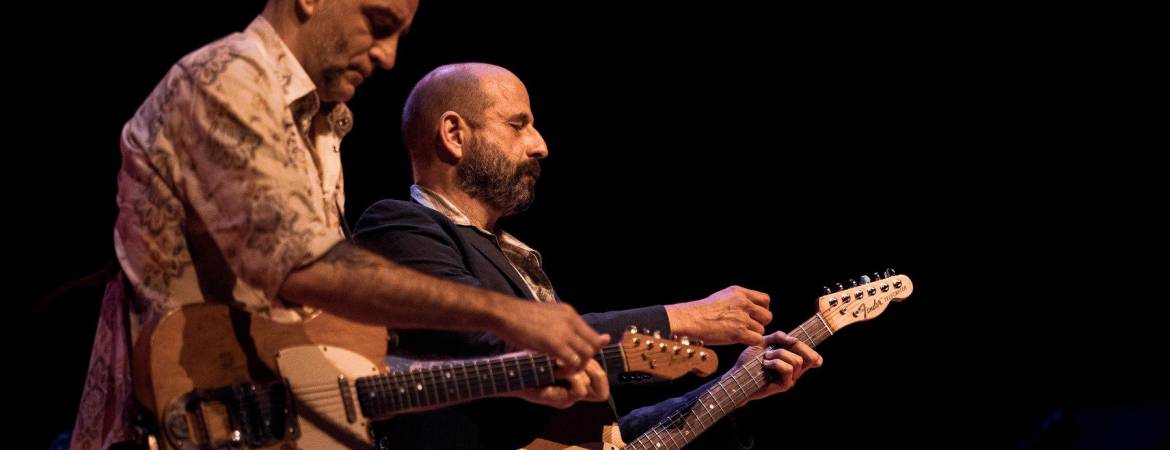 Imagen del concierto de Josele Santiago con David Krahe en el Auditorio de Galicia en el Outono Festival 2020 FOTO: www.ladiapo.com