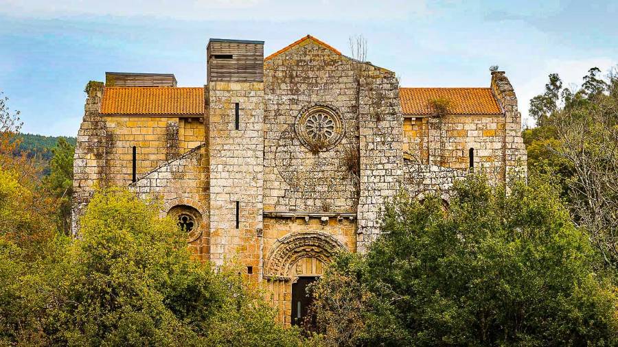 O Mosteiro de Carboeiro, no municipio de Silleda