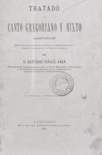 Portada del Método de Canto gregoriano. Tafall, 1891. Foto: ECG