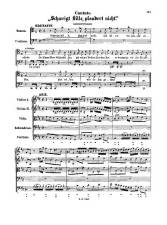 Partitura impresa de “Cantata del café” BWV 211. J. S. Bach