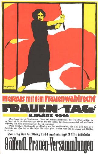 1913 y 1914: Las mujeres rusas celebran por primera vez el Día Internacional de la Mujer a finales de febrero de 1913, como un movimiento en pro de la paz, justo antes de que estallara la Primera Guerra Mundial. (Fuente, diainternacionalde.com)