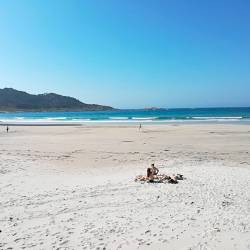 A praia de Arou contará, un ano máis, con Bandeira Azul. Foto: Concello de Camariñas