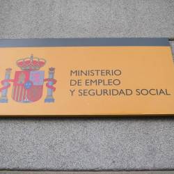 En la foto de archivo, logotipo del Ministerio de Empleo y Seguridad Social. EUROPA PRESS