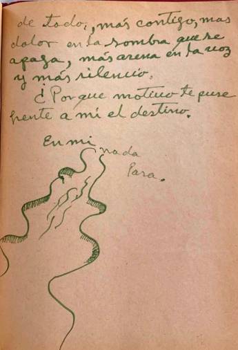 Uno de los manuscritos de la artista. Foto: Frida Kahlo