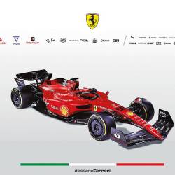 RADICAL Imagen del nuevo Ferrari F1-75 de 2022. Foto: E.P.