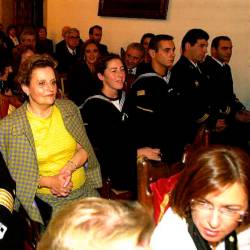 Rodríguez-Villasante y su esposa, Mª Carmen Daviña, en una entrega de los Premios Gallegos del Año (2002). Foto: ECG
