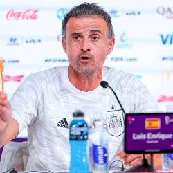 El objetivo de la selección española es desde el principio “jugar siete partidos y es lo que queremos”, indicó Luis Enrique a la prensa. Foto: EP