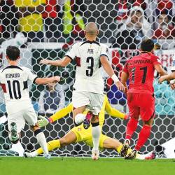 El gol de la gloria para la selección de Corea del Sur. Foto: EP