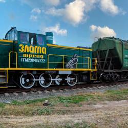 22 de junio de 2022, región de Odesa, Ucrania. La imagen muestra un tren dedicado al transporte de grano en la región de Odesa, al sur de Ucrania. FOTO: Nina Liashonok / Zuma Press / Contacto / 22/06/2022