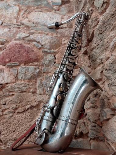 Saxofón de Celestino González. Foto: C. de Zas