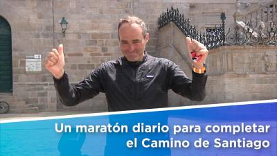 Un maratón diario para completar el Camino de Santiago