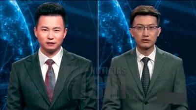 China: presentador y su clon virtual