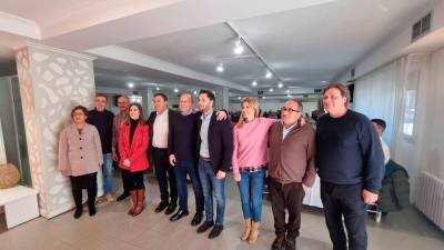 Presentación de los candidatos del PSdeG-PSOE Ourense en A Baixa Limia a las elecciones municipales de 2023. FOTO: PSDEG