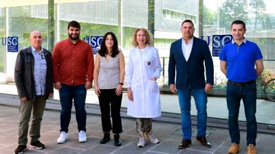 equipo de investigación del Centro Singular de Investigación en Química Biológica y Materiales Moleculares, de la Universidad de Santiago.