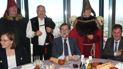 Mariano Rajoy, invitado de honor en el cocido de los madrigallegos