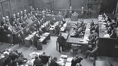 Juicios de Nuremberg. Tribunal en sesión del 30 de septiembre de 1946
