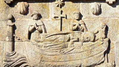 Representación de la Traslación de los restos del Apóstol a Iria Flavia