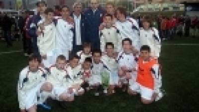 Título para los infantiles de la SD Compostela en el torneo nacional de Avilés en la modalidad de fútbol-7