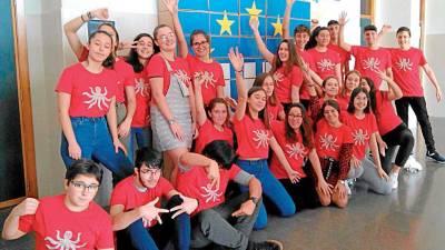 Alumnos de Camariñas llevan sus proyectos a Estrasburgo