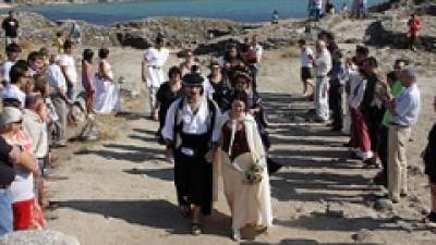 Mi gran boda celta en Castro de Baroña