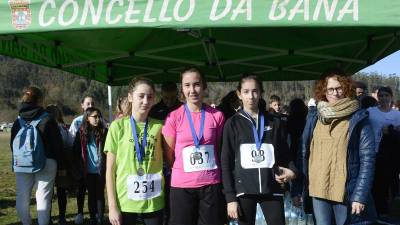 Noelia Carnota gaña na categoría cadete a fase comarcal do Campionato escolar de campo a través