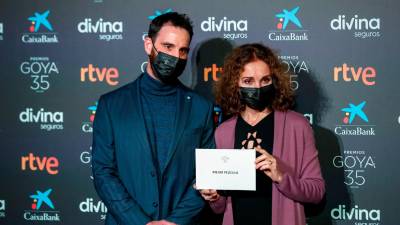 Dani Rovira y Ana Belén dieron a conocer a los nominados a los Goya. Foto: Emilio Naranjo/Efe