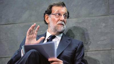 El expresidente Mariano Rajoy comparece el próximo lunes en la comisión Kitchen. Foto: E.P.
