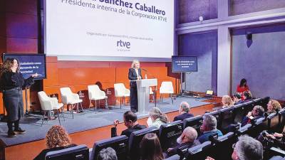 Elena Sánchez Caballero, Presidenta interina de la Corporación RTVE. Foto: RTVE