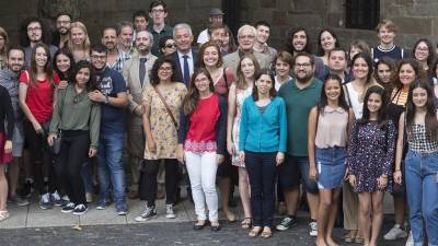 Cerca de 80 alumnos de varios países terminan un curso que les convierte en emisarios de la lengua y cultura gallegas
