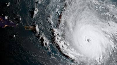El devastador huracán Irma. (Fuente, Administración Nacional Oceánica y Atmosférica).