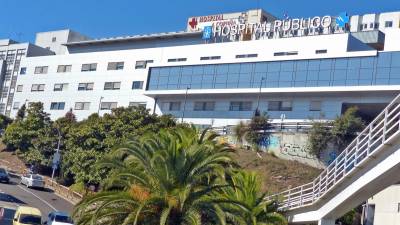 Foto de arquivo da fachada do Complexo Hospitalario Universitario da Coruña, onde está ingresada a muller agredida en Coristanco. ALMARA