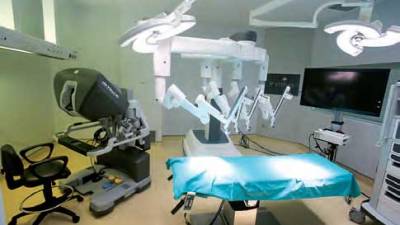 En primera línea mundial con el robot Da Vinci para operar tumores