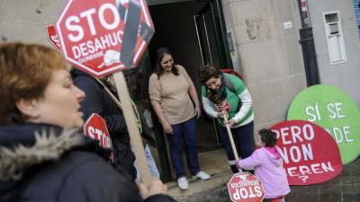 La huelga de Justicia reduce los desahucios un 55,7% en Galicia