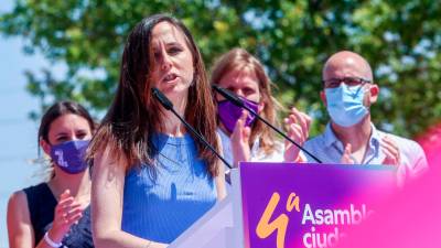 La nueva líder de Podemos, Ione Belarra. Foto: Europa Press