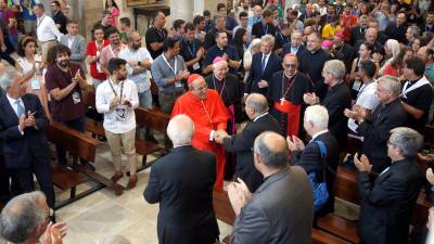 Cardenal Marto, a los peregrinos: “Pedid la paz y trabajad por ella”