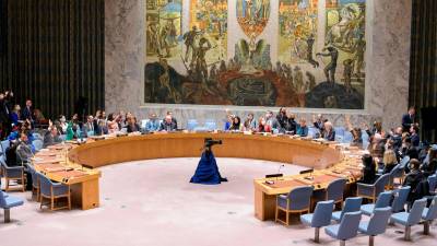 Una reunión del Consejo de Seguridad de la ONU. FOTO: UN BUREAU