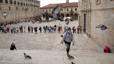 Compostela vuelve a la vida prepandemia