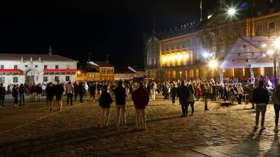 El brillo del Apóstol iluminó Compostela