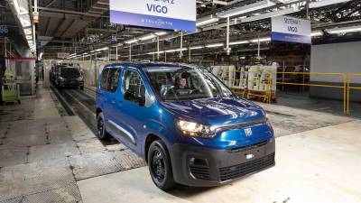 Inicio de la producción de la nueva Fiat Doblò en la fábrica de Stellantis en Vigo