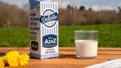 Envase do leite A2 de Deleite