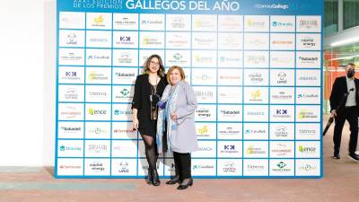 Palmira Roo, subdirectora comercial de EL CORREO, con su hija Alba Salgado